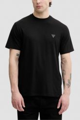 GUESS Czarny męski t-shirt na krótki rękaw Small Patch, Rozmiar XXL. Czarne t-shirty męskie Guess, m, z aplikacjami, bez kołnierzyka. W wyprzedaży za 79.99 zł.