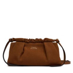 Torebka Tommy Hilfiger. Brązowe listonoszki damskie Tommy Hilfiger, bez wzorów, bez dodatków. Za 699.99 zł.