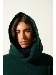 AUTHENTIC CASHMERE Kaszmirowy szal-koło "Tommy" w kolorze ciemnozielonym - 65 x 40 cm rozmiar: onesize. Zielone szaliki i kominy damskie AUTHENTIC CASHMERE, bez wzorów, z kaszmiru. Za 330.67 zł.