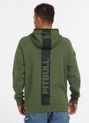 Bluza męska Pitbull z kapturem Stafford. Zielone bluzy sportowe męskie PITBULL, m, z bawełny. Za 269.00 zł.