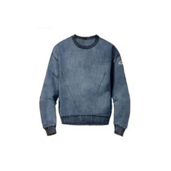 Bluza z ściągacze na co dzień na siłownię. Niebieskie bluzy bez kaptura męskie LEONE 1947 APPAREL, bez wzorów, z bawełny, sportowe, bez kołnierzyka, bez ramiączek. W wyprzedaży za 134.57 zł.