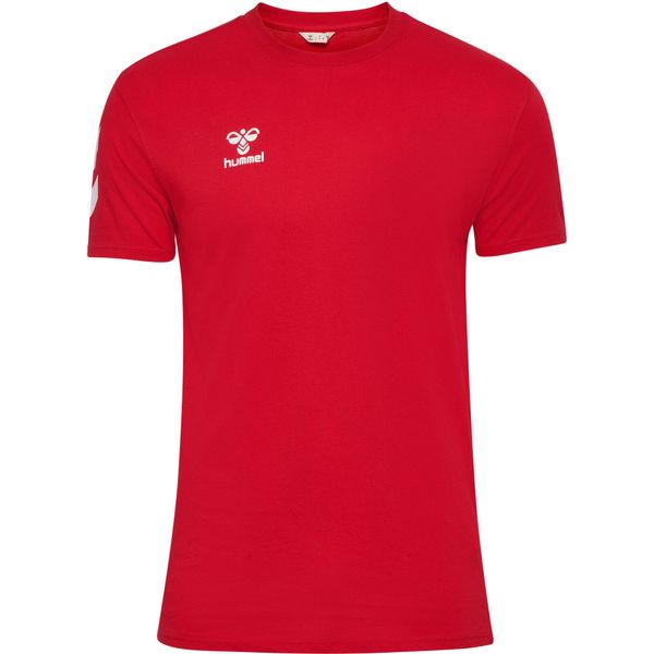 Koszulka Hummel Go 2.0 Chevron. Czerwone t-shirty sportowe męskie HUMMEL, bez ramiączek, do piłki nożnej. Za 158.00 zł.