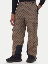 Guess Spodnie narciarskie M5BB77 WF182 Brązowy Regular Fit. Brązowe spodnie materiałowe męskie Guess, z aplikacjami, z syntetyku, sportowe. Za 1,219.00 zł.