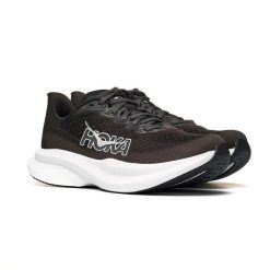 Damskie buty sportowe Hoka Mach 6 1147810-BWHT. Czarne obuwie do biegania damskie HOKA. Za 497.02 zł.