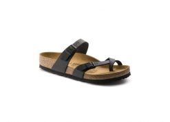 Klapki damskie Birkenstock 071791. Czarne klapki damskie Birkenstock, bez wzorów, z materiału, bez obcasa. Za 679.99 zł.