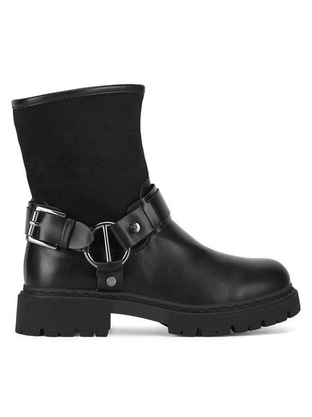 DeeZee Botki CS6320-04 Czarny. Czarne botki dziewczęce DeeZee, bez wzorów, z materiału, bez ramiączek. Za 99.99 zł.