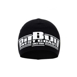 Czapka męska Pitbull Classic Boxing. Czarne czapki męskie PITBULL, na jesień, bez wzorów. Za 49.00 zł.