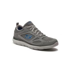 Buty do chodzenia męskie Skechers Summits. Szare buty sportowe na co dzień męskie Skechers, z gumy, bez zapięcia, trekkingowe. Za 219.50 zł.