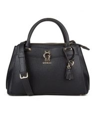Guess Torebka w kolorze czarnym - 30 x 40 x 15 cm rozmiar: onesize. Czarne torebki klasyczne damskie Guess, z aplikacjami, z materiału, bez dodatków. Za 483.17 zł.