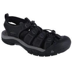 Sandały męskie, Keen Newport. Czarne sandały męskie Keen, z materiału, bez zapięcia. Za 883.00 zł.