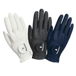 Skórzane rękawiczki jeździeckie dla dzieci Roeckl Roeck-Grip Pro. Białe rękawiczki dziecięce ROECKL, z materiału, bez ramiączek. Za 260.00 zł.