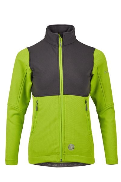Bluza polarowa trekkingowa damska Milo Sangri Lady. Szare bluzy bez kaptura damskie Milo, s, z materiału. Za 399.00 zł.
