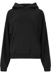 Bluza damska z kapturem Athlecia Ruthie. Czarne bluzy sportowe damskie Athlecia, bez wzorów, z bawełny, z kapturem. Za 190.00 zł.