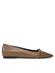 Furla Baleriny Core Ballerina T.10 YH37FCD-X30000-1257S-10074100 Beżowy. Brązowe baleriny damskie Furla, bez wzorów, ze skóry, bez obcasa. Za 1,229.00 zł.