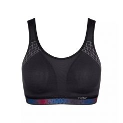 Biustonosz dla kobiet Triumph Triaction Cardio Cloud 01. Czarne biustonosze sportowe damskie Triumph, bez wzorów. Za 259.00 zł.