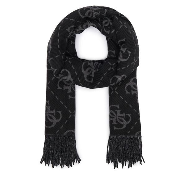 Szalik Guess. Czarne szaliki i kominy damskie Guess, z aplikacjami. Za 234.99 zł.