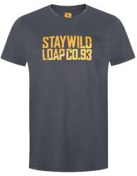 T-shirt męski Loap Benny szary. Szare t-shirty męskie Scarpa, l, z aplikacjami, z bawełny, bez kołnierzyka. Za 60.08 zł.