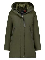 Geographical Norway Parka w kolorze khaki rozmiar: S. Brązowe parki damskie Geographical Norway, s, bez wzorów. Za 254.74 zł.