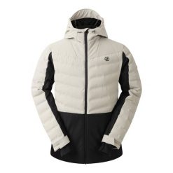 Męska Kurtka Narciarska Ollie III. Czarne kurtki męskie Dare 2b, m, bez wzorów, bez kaptura, narciarskie. Za 326.99 zł.