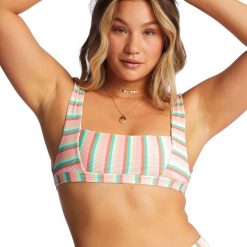 Góra od stroju kąpielowego Billabong Island Glow Tanlines Tank. Bikini damskie Billabong, bez wzorów. Za 109.99 zł.