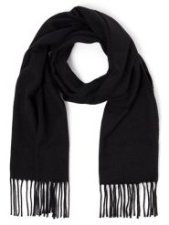 HUGO Szalik z domieszką wełny Kobiety czarny, ONE SIZE. Czarne szaliki i kominy damskie Hugo, bez wzorów, z wełny. Za 319.95 zł.