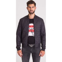 DWUSTRONNA KURTKA EMPORIO ARMANI. Brązowe kurtki męskie Emporio Armani, m, z aplikacjami, z gumy, bez kaptura. Za 599.50 zł.