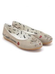 Goby Baleriny w kolorze beżowo-czerwonym rozmiar: 36. Brązowe baleriny damskie Goby, bez wzorów, bez obcasa. Za 140.53 zł.