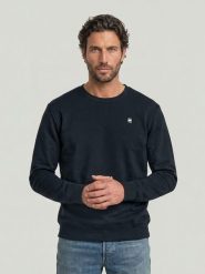G-Star Bluza w kolorze granatowym rozmiar: XXL. Niebieskie bluzy bez kaptura męskie G-Star, xxl, z bawełny. Za 200.95 zł.