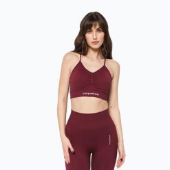 Biustonosz treningowy Carpatree Allure Seamless. Fioletowe biustonosze sportowe damskie Carpatree, bez wzorów, z elastanu. Za 169.99 zł.