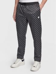 Guess Spodnie dresowe Korbin Z2BB05 FL04Q Czarny Regular Fit. Czarne spodnie dresowe męskie Guess, z aplikacjami, z bawełny. Za 369.99 zł.
