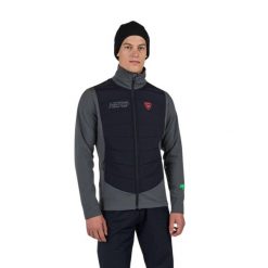 Bluza Rossignol męska New Hero Classique Hybrid Clim onyx grey. Szare bluzy bez kaptura męskie Rossignol, m. Za 509.99 zł.