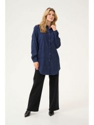 Kaffe Bluzka w kolorze granatowym rozmiar: 40. Niebieskie bluzki damskie Kaffe, bez wzorów, bez kołnierzyka, bez ramiączek. Za 126.99 zł.