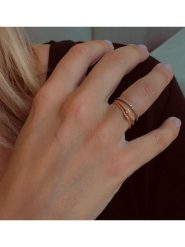 OR Carats Złoty pierścionek z diamentem rozmiar: 50. Żółte pierścionki damskie OR Carats, z diamentem, złote. Za 521.99 zł.