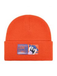 Looney Tunes Czapka CEO-ACCCS-AW25-226WBLT Pomarańczowy. Brązowe czapki dziecięce looney tunes, na zimę, bez wzorów, z materiału. Za 39.99 zł.