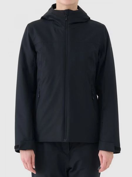 4F Kurtka narciarska w kolorze czarnym rozmiar: XXL. Czarne kurtki narciarskie i snowboardowe damskie 4f, m, bez wzorów, z puchu, bez kaptura, narciarskie. Za 178.79 zł.