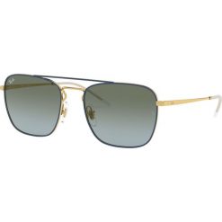Ray-Ban - Okulary 0RB3588.9062I7.55. Niebieskie okulary przeciwsłoneczne męskie Ray-Ban, z materiału. W wyprzedaży za 319.90 zł.