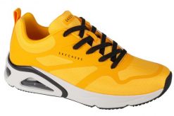 Buty do chodzenia męskie Skechers Air Uno. Żółte buty sportowe na co dzień męskie Skechers, z materiału, bez zapięcia, trekkingowe. Za 381.50 zł.