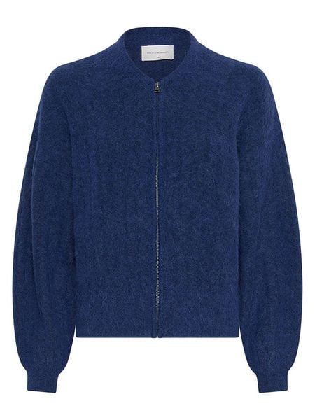 MOSS COPENHAGEN Kardigan "Nenaya" w kolorze niebieskim rozmiar: M/L. Niebieskie kardigany damskie MOSS COPENHAGEN, l, bez wzorów. Za 335.02 zł.