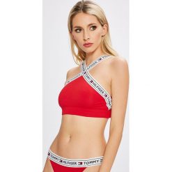 Tommy Hilfiger - Biustonosz. Niebieskie biustonosze Tommy Hilfiger, bez wzorów, z bawełny. W wyprzedaży za 139.90 zł.