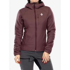 Kurtka ocieplana damska Black Diamond First Light Stretch Hoody. Fioletowe kurtki damskie Black Diamond, bez wzorów, bez kaptura. Za 796.89 zł.
