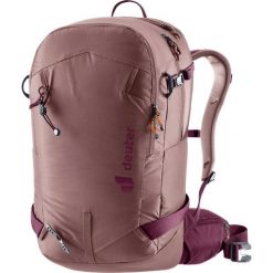 Plecak damski Deuter Freerider 22 SL - ashrose/cassis. Czerwone plecaki damskie Deuter, bez wzorów, z materiału. Za 741.39 zł.