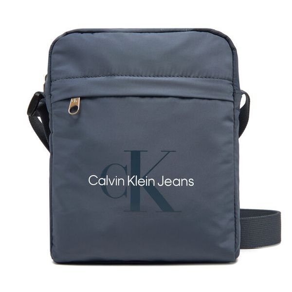 Saszetka Calvin Klein Jeans. Niebieskie saszetki męskie Calvin Klein Jeans, z jeansu. Za 159.99 zł.