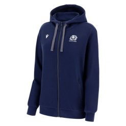 Sweatshirt bluza z kapturem dla kobiet Écosse Murrayfield 2023. Niebieskie bluzy z kapturem damskie Macron, z dresówki. W wyprzedaży za 258.25 zł.