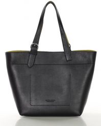 Torebka luksusowa shopperka na ramię skóra premium MARCO MAZZINI czarna. Czarne shopper bag damskie bez wzorów, ze skóry, na ramię, bez dodatków. Za 1,162.99 zł.