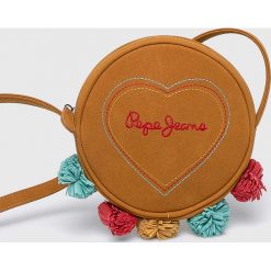 Pepe Jeans - Torebka dziecięca. Brązowe torebki dziecięce Pepe Jeans. W wyprzedaży za 99.90 zł.
