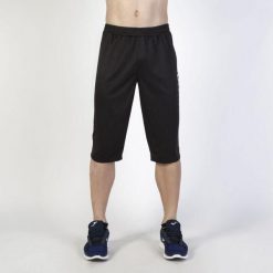 Bermudy sportowe męskie Joma Luxor. Czarne szorty męskie Joma, bez wzorów, sportowe. Za 110.20 zł.