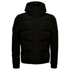Kurtka puchowa z kapturem Superdry Everest. Szare kurtki męskie Superdry., xl, z aplikacjami, z elastanu, klasyczne, z kapturem. Za 724.60 zł.