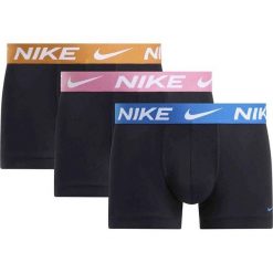 Bokserki Nike Trunk 3Pk Dorośli. Czarne bokserki męskie Nike, bez wzorów, z elastanu. Za 223.99 zł.
