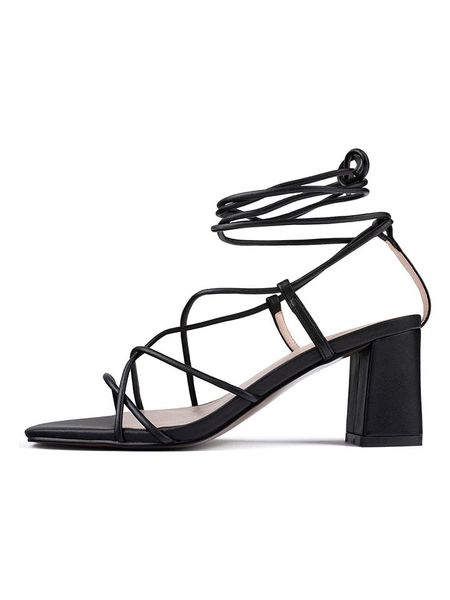 Loft37 Skórzane sandały w kolorze czarnym rozmiar: 40. Czarne sandały damskie loft37, bez wzorów, bez obcasa, na koturnie. Za 304.99 zł.