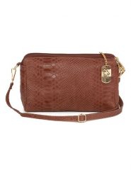 Anna Morellini Skórzana torebka "Luigina" w kolorze jasnobrązowym - 25 x 16 x 7 cm rozmiar: onesize. Brązowe torebki klasyczne damskie Anna Morellini, bez wzorów, z materiału, bez dodatków. Za 173.99 zł.